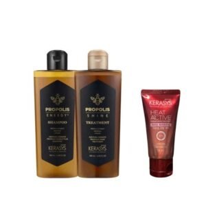 Kerasys – Trio Propolis Shine (Sh180ml + Cd180ml) + Heat Active 50ml